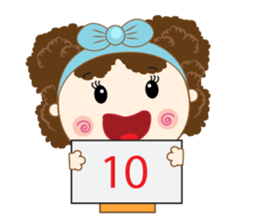 Cute and Beautiful Little Girl sticker #12648239