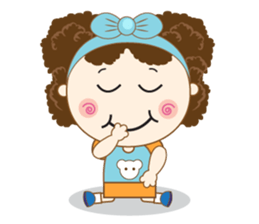 Cute and Beautiful Little Girl sticker #12648243