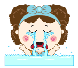 Cute and Beautiful Little Girl sticker #12648245