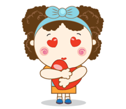 Cute and Beautiful Little Girl sticker #12648247