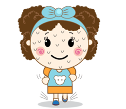 Cute and Beautiful Little Girl sticker #12648249