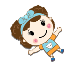 Cute and Beautiful Little Girl sticker #12648250