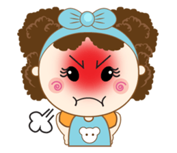 Cute and Beautiful Little Girl sticker #12648252