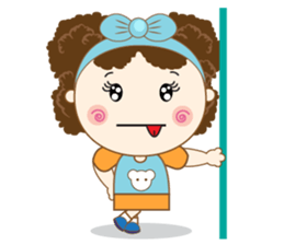 Cute and Beautiful Little Girl sticker #12648253