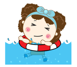 Cute and Beautiful Little Girl sticker #12648258