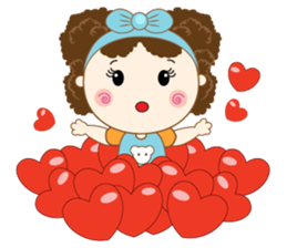Cute and Beautiful Little Girl sticker #12648260