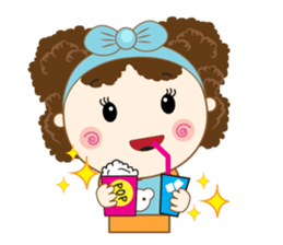 Cute and Beautiful Little Girl sticker #12648267