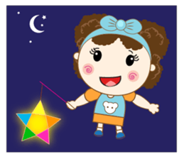 Cute and Beautiful Little Girl sticker #12648269