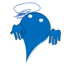 Azul ghost sticker #12648329