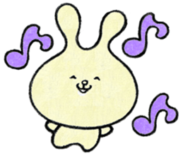 (w1) Soft rabbit, "Munyu Usa" sticker #12648628