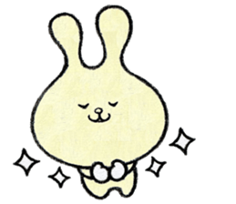 (w1) Soft rabbit, "Munyu Usa" sticker #12648629