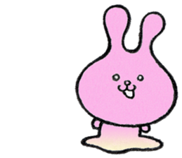 (w1) Soft rabbit, "Munyu Usa" sticker #12648669