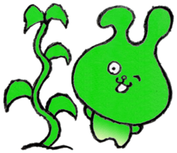 (w1) Soft rabbit, "Munyu Usa" sticker #12648673