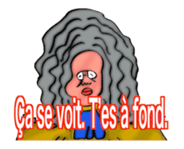 (FRENCH VERSION) DYNAMIC ADDICTIVE FACE sticker #12649023