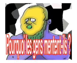 (FRENCH VERSION) DYNAMIC ADDICTIVE FACE sticker #12649031