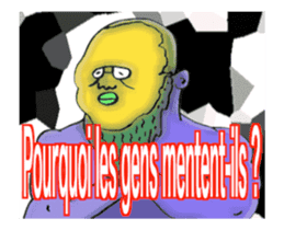 (FRENCH VERSION) DYNAMIC ADDICTIVE FACE sticker #12649031