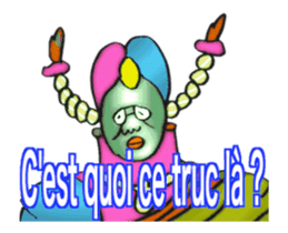 (FRENCH VERSION) DYNAMIC ADDICTIVE FACE sticker #12649032