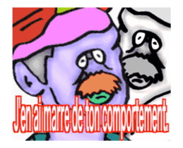 (FRENCH VERSION) DYNAMIC ADDICTIVE FACE sticker #12649036