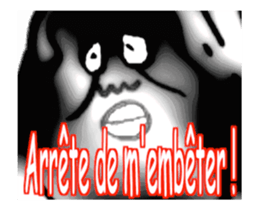 (FRENCH VERSION) DYNAMIC ADDICTIVE FACE sticker #12649043