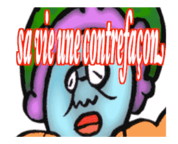 (FRENCH VERSION) DYNAMIC ADDICTIVE FACE sticker #12649045