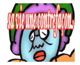 (FRENCH VERSION) DYNAMIC ADDICTIVE FACE sticker #12649045