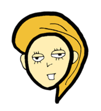 Abstracted-looking sticker #12649598