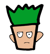 Abstracted-looking sticker #12649600