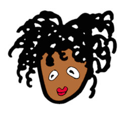 Abstracted-looking sticker #12649603