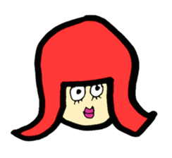 Abstracted-looking sticker #12649608