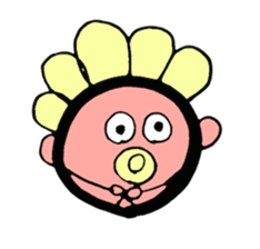 Abstracted-looking sticker #12649609