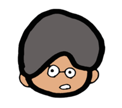 Abstracted-looking sticker #12649612