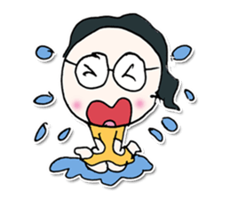 Hello! My name is Midori.^______^ sticker #12649647