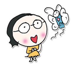 Hello! My name is Midori.^______^ sticker #12649661