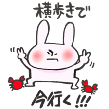 A rabbit goes now!2 sticker #12650229