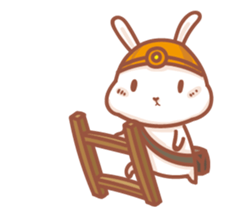 Little Rabbit Christine sticker #12650710