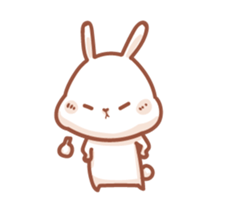 Little Rabbit Christine sticker #12650720