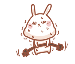 Little Rabbit Christine sticker #12650723