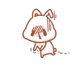 Little Rabbit Christine sticker #12650725
