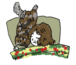 MOM AND CAT sticker #12650769