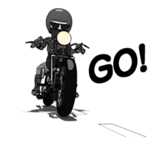 American Motorcycle2 animation sticker #12650990