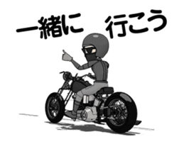 American Motorcycle2 animation sticker #12650994