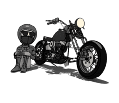American Motorcycle2 animation sticker #12650998