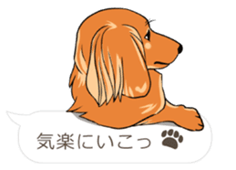 Hukidashi Dachshunds vol.3 sticker #12651081