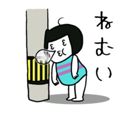 Miss.Leotard,She lives happily! sticker #12651425