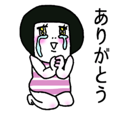 Miss.Leotard,She lives happily! sticker #12651430