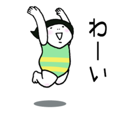 Miss.Leotard,She lives happily! sticker #12651432