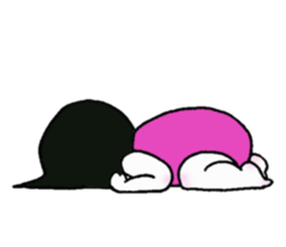 Miss.Leotard,She lives happily! sticker #12651436