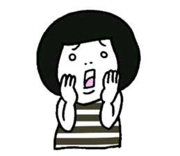 Miss.Leotard,She lives happily! sticker #12651439