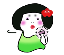 Miss.Leotard,She lives happily! sticker #12651440