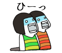 Miss.Leotard,She lives happily! sticker #12651442